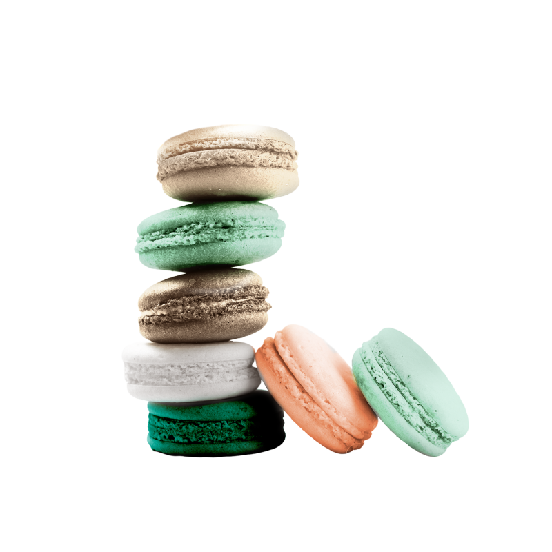 Colourful macaroons