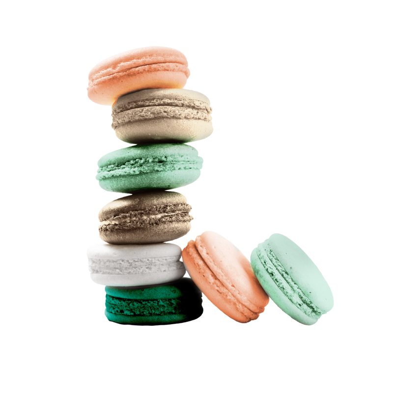 Colourful macaroons