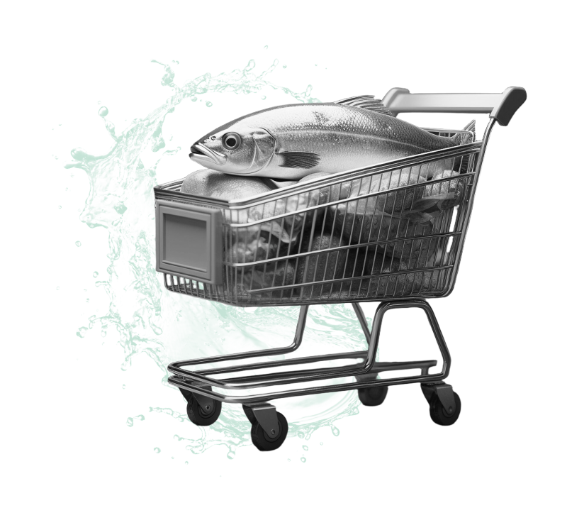 Fish in the shopping cart