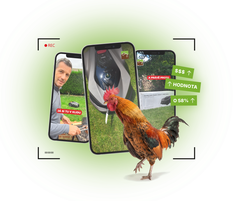 Kohout with mockups of educational and product videos