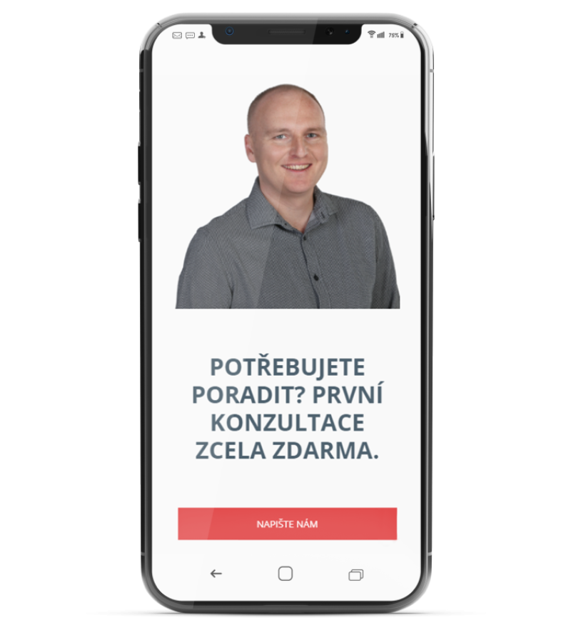 Phone with Damacom website